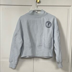 Wild Fable Light Blue Mock Neck Sweatshirt | Size L